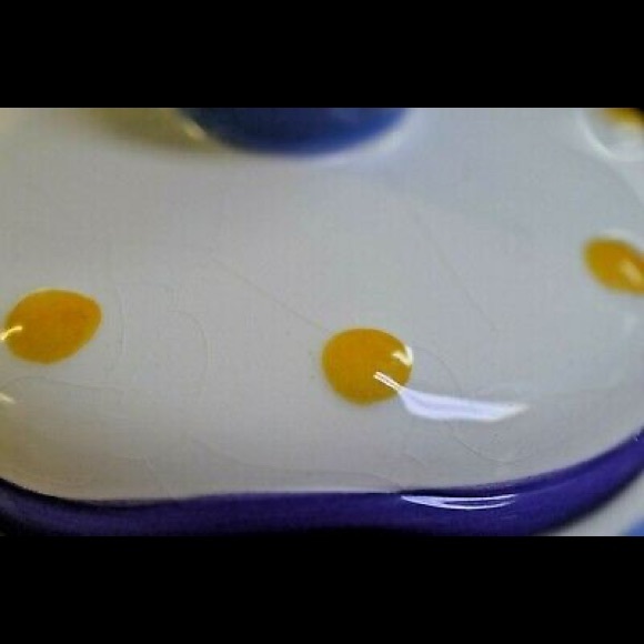 Vintage NONNI'S Biscotti COOKIE JAR 11' Canister Hand Made Fruit Veg - Picture 4 of 8